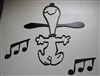 Dancing Snoopy Metal Art