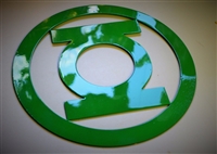 Green Lantern Metal Wall Art