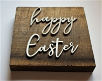 hello spring pallet wood sign