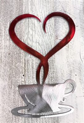 Steamed with Love Metal Wall Art