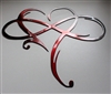 Infinity Heart Metal Wall Art Accent