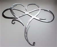 Infinity Heart Metal Wall Art Accent