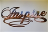 "Inspire" Metal Wall Art Decor