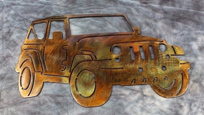 Jeep Metal Wall Art