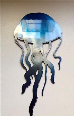 Jellyfish Metal Wall Art Accent