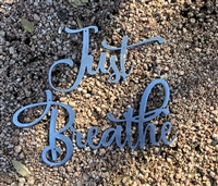 Just Breathe Metal Wall Art Accents