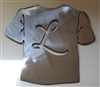 T-shirt w/ letter L, Laundry Room Metal Art Decor