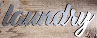 Laundry Metal Wall Art Sign