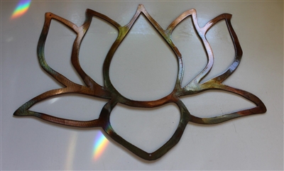 Lotus Flower Metal Wall Art