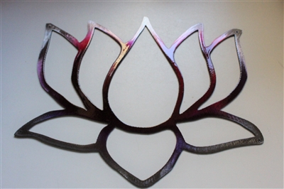 Lotus Flower Metal Wall Art