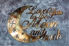 Love You to the Moon and Back Metal Wall Decor