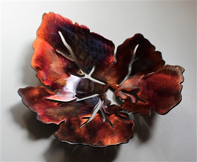 Metal Leaf Bowl