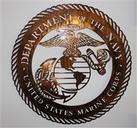 Military Logo #10 Metal Wall Art (30")