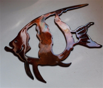 Moorish Idol Fish 2 copper/bronze