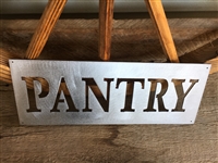 PANTRY Country Rustic Metal Wall Art