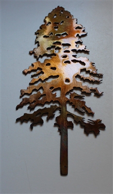 Outdoor Pine Tree 1 Metal Wall Art Decor