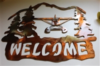 Airplane Welcome Sign