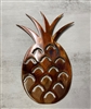 Pineapple Copper/Bronze Metal Wall Art 12 1/4" x 8 1/4"