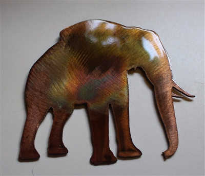 Elephant Metal Wall Art Accent