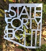 State 48 Metal Wall Art