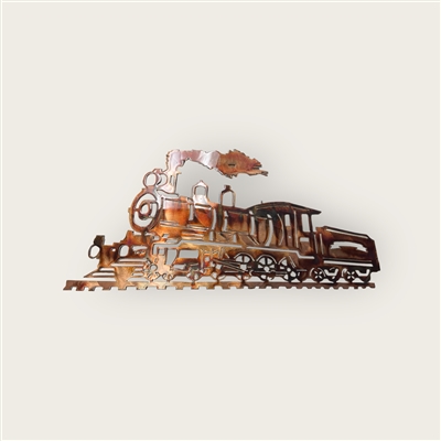 Steam Engine Train Metal Art