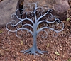 Swirled Tree of Life Metal Decor
