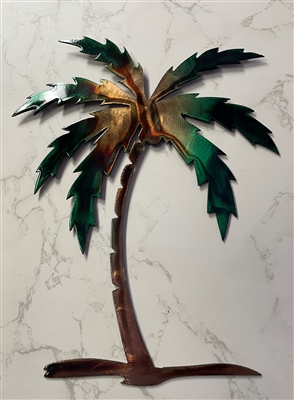 Palm Tree Metal Wall Art