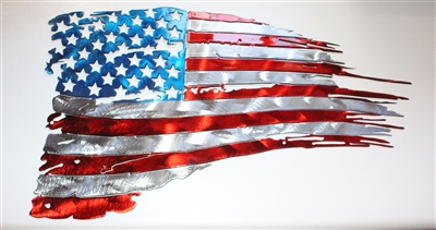 Flag Metal Wall Art, American Flag Metal Wall Art