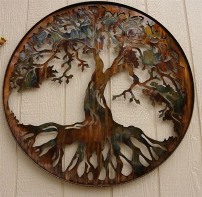 Tree of Life Metal Wall Art 24" by HGMw