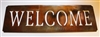 Welcome Metal Art Plaque