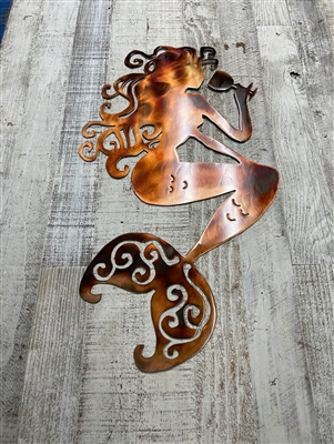 Mermaid Metal Wall Art