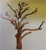 Winter Tree Metal Wall Decor Accent