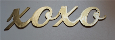 XOXO Metal Wall Decor Accent