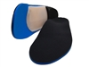 Custom Made Orthotics, Full Length, 2 Pair Special 1/8" medical blue with 1/16" black covered spenco cushion top cover