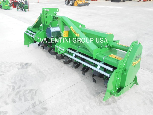 Valentini U3000, 10'-2" 3PT Rotary Tiller