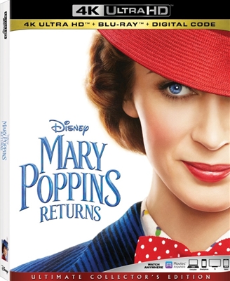 Mary Poppins Returns 4K UHD 02/19 Blu-ray (Rental)