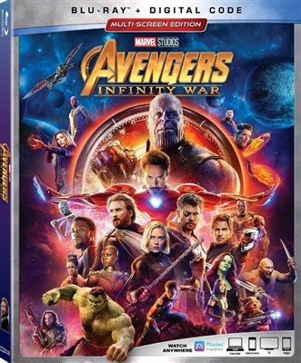 Avengers: Infinity War 07/18 Blu-ray (Rental)