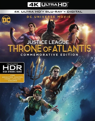 Justice League: Throne of Atlantis 4K UHD Blu-ray (Rental)