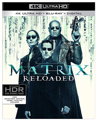 Matrix Reloaded 4K UHD 08/18 Blu-ray (Rental)