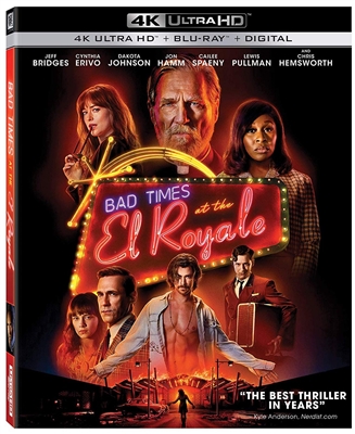 Bad Times At The El Royale 4K UHD 11/18 Blu-ray (Rental)