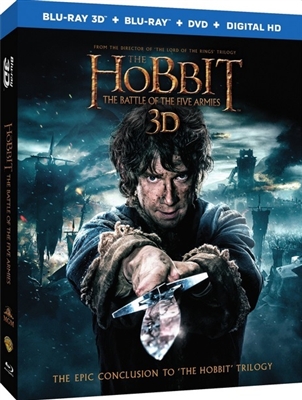 (Releases TBD) Hobbit: The Battle of the Five Armies 3D Blu-ray (Rental)