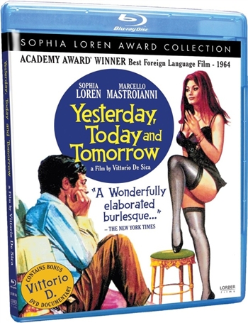 Yesterday, Today and Tomorrow Blu-ray (Rental)