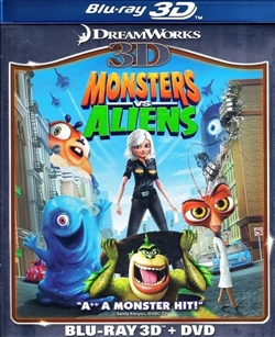 Monsters vs Aliens 3D Blu-ray (Rental)