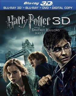 Harry Potter and the Deathly Hallows Part 1 3D Blu-ray (Rental)