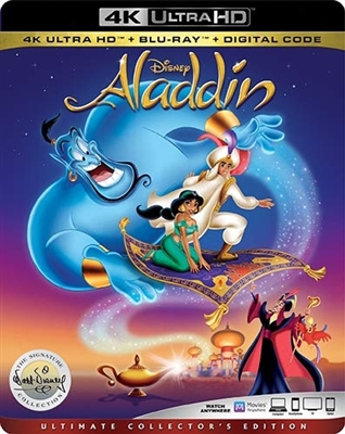 Aladdin (Animated) 4K UHD 08/19 Blu-ray (Rental)