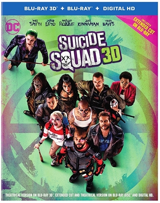 Suicide Squad 3D Blu-ray (Rental)
