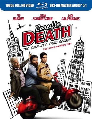 Bored to Death Season 3 Disc 1 Blu-ray (Rental)