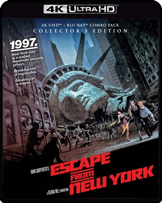 Escape From New York (Collector's Edition) 4K UHD 03/22 Blu-ray (Rental)