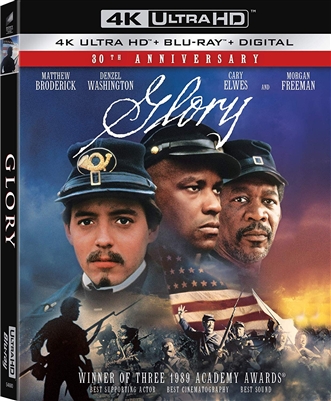 Glory 30th Anniversary Edition 4K UHD 04/19 Blu-ray (Rental)
