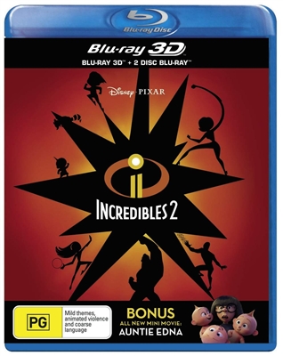 Incredibles 2 3D Blu-ray (Rental)